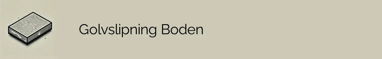 Golvslipning Boden